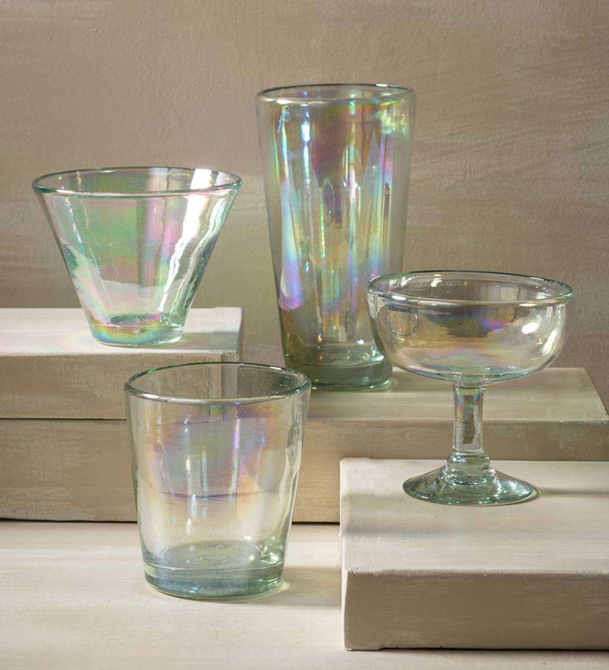 Iridescent Glassware Drinkware For The Table Kitchen