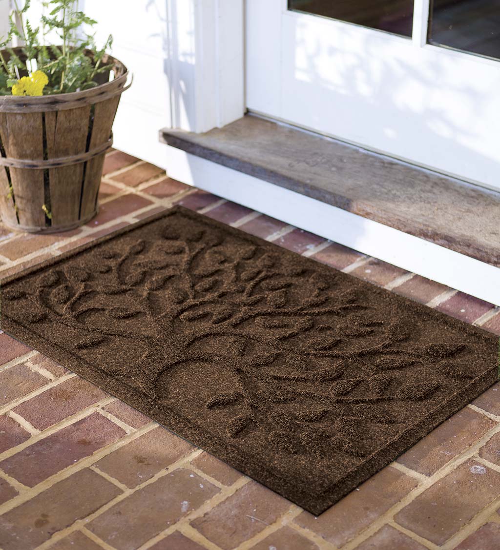 Rubber Scrape Door Mats Outdoor Indoor Semicircle Dirt Trapper Mat Non Slip Doormat  for Entrance Home Carpet Floor Mat Entry Rug