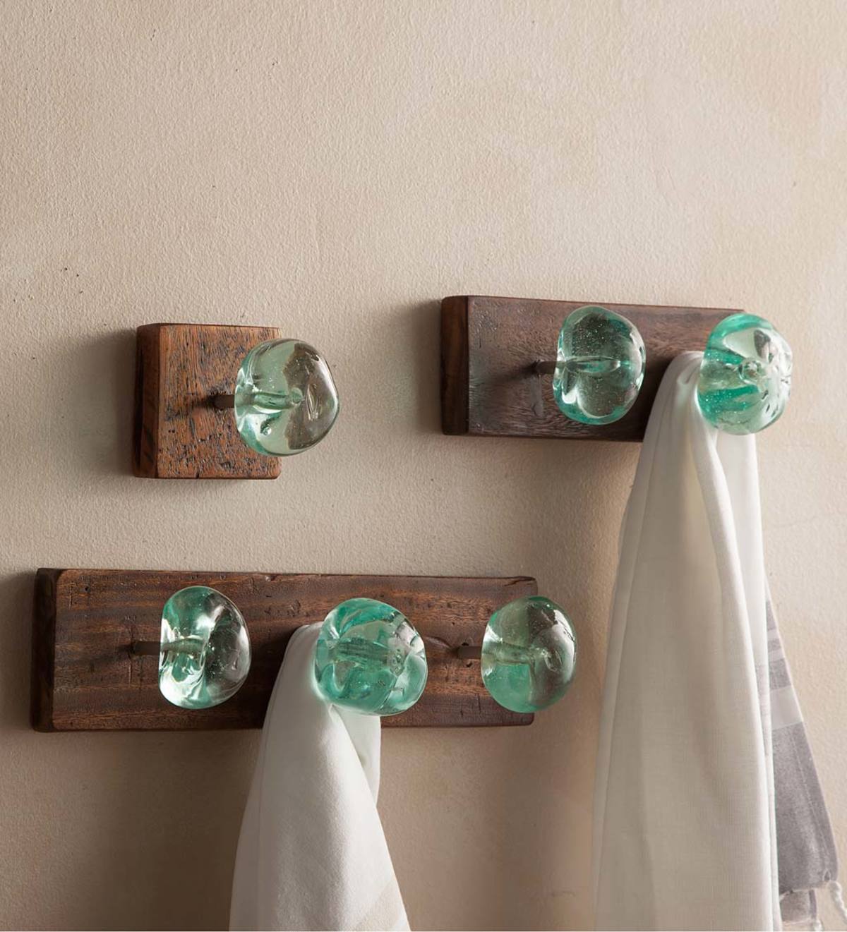 VivaTerra Recycled Glass and Reclaimed Wood Hook