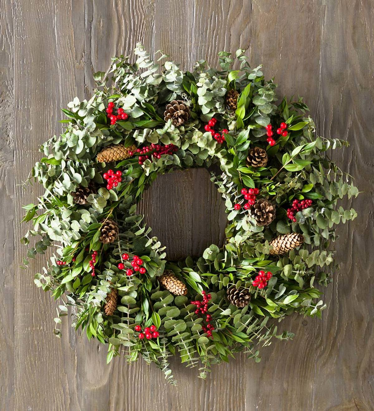 Pine Cone & Berry Wreaths | VivaTerra