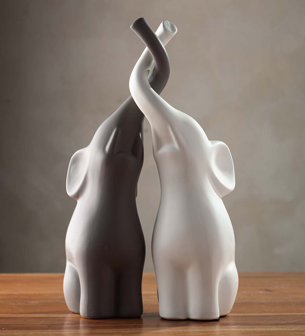 Tall of Loving Sculptures, | Elephant VivaTerra Set 2