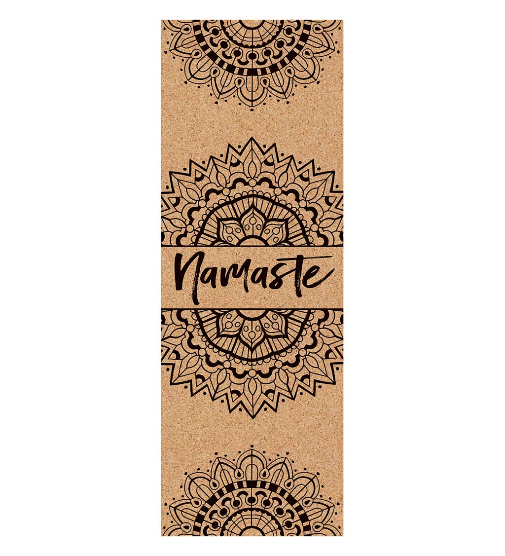 Antimicrobial Cork Yoga Mat, 4mm - Namaste