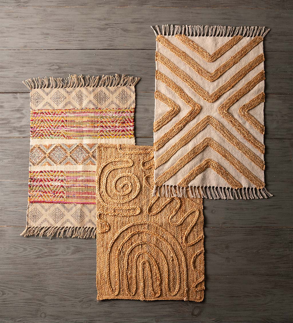 Woven Scatter Rugs - Cotton