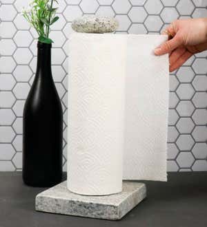 French Kitchen White Marble Paper Towel Holder + Reviews
