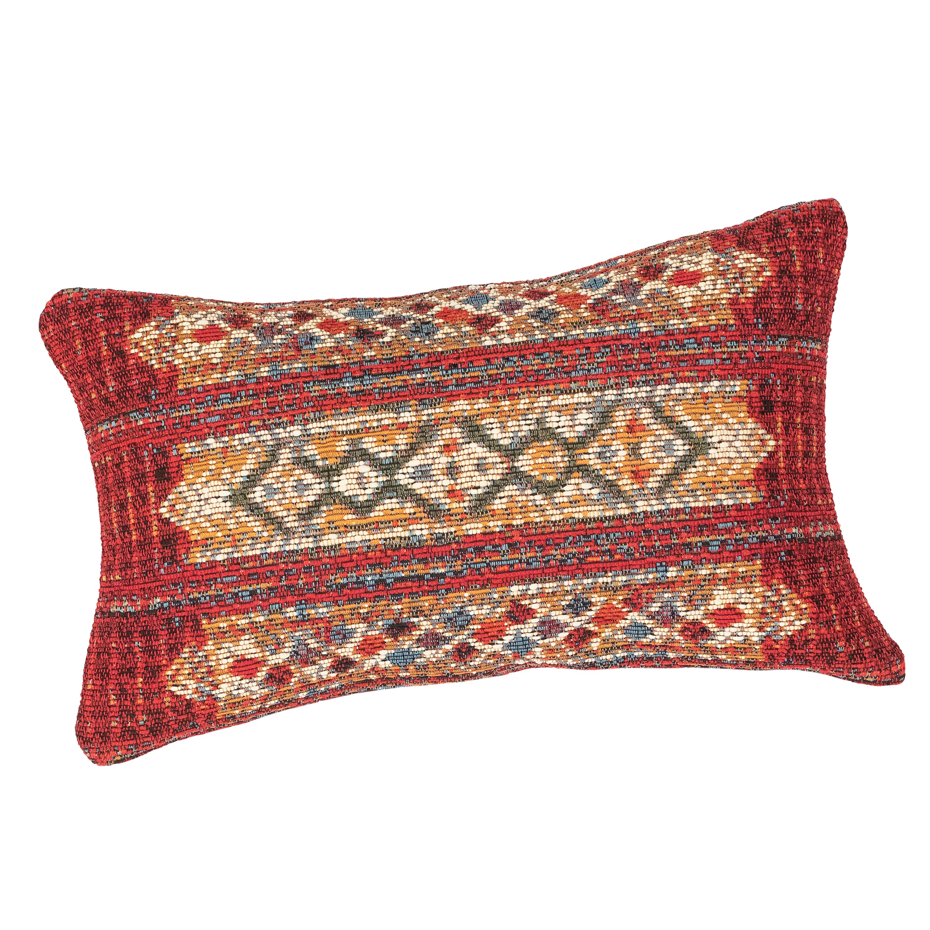 Indoor/ Outdoor Marina Tribal Stripe Pillow, 12" x 18" swatch image