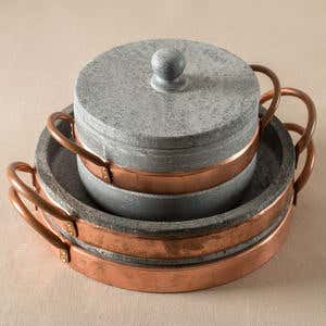 Soapstone Cookware Pot 3.5 Liters/3.7 Quart 