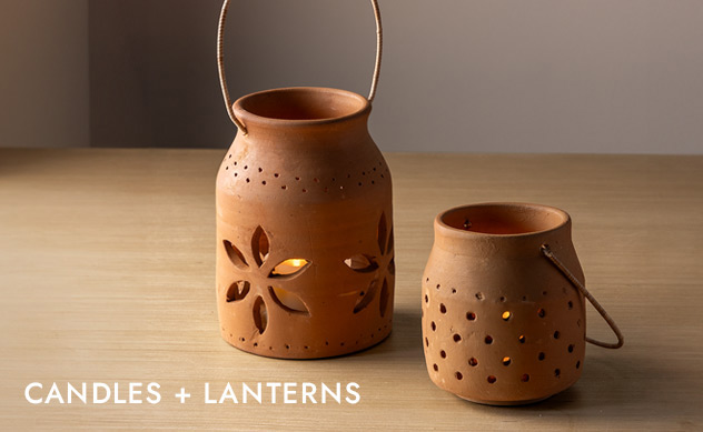 terracotta lanterns