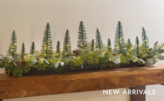 Image of V00417 Micro LED Evergreen Tablescape - NEW ARRIVALS