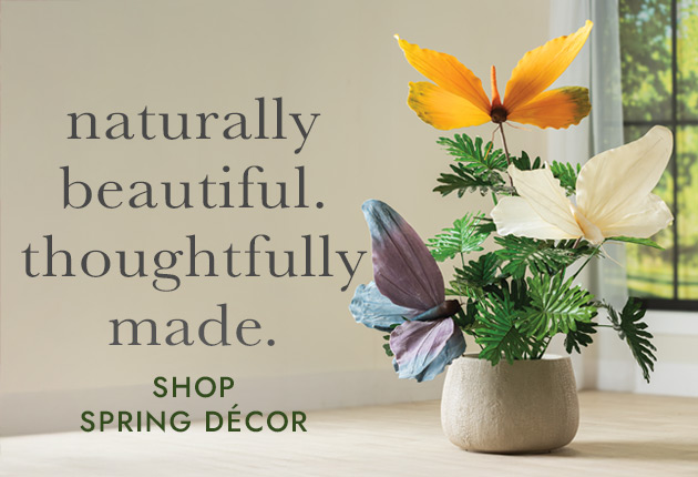 image of Set of 3 Botanical Butterflies. Naturally beautiful. Thoughtfull made. SHOP SPRING DECOR