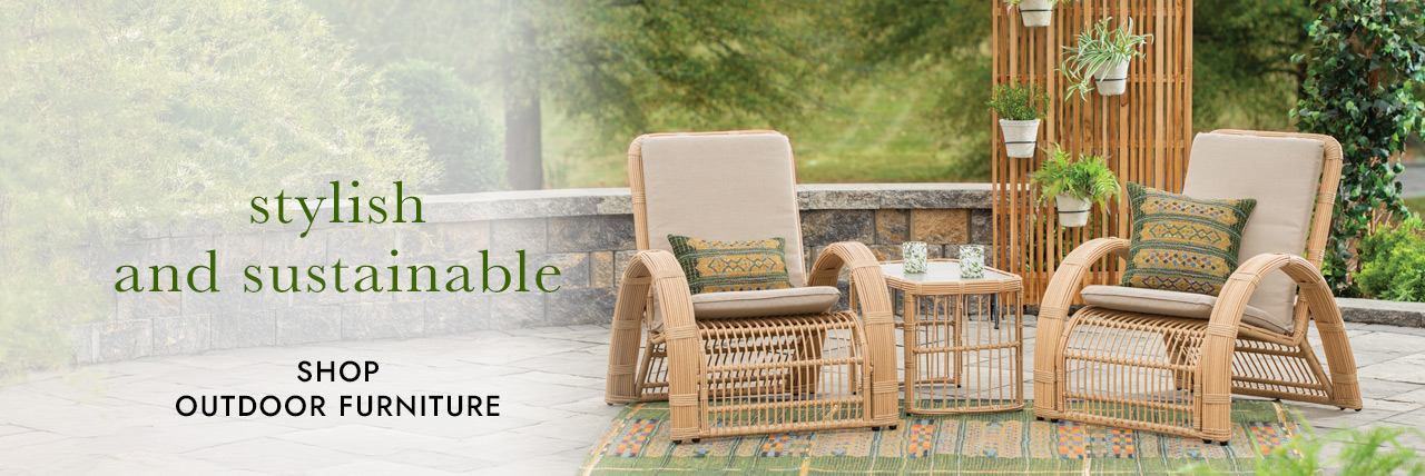Image of 3 Piece Bali Outdoor Wicker Set - stylish and sustainable SHOP OUTDOOR FURNITURE