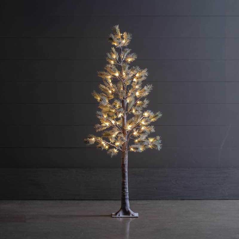 Indoor/Outdoor LED Snowy Pine Tree, 59