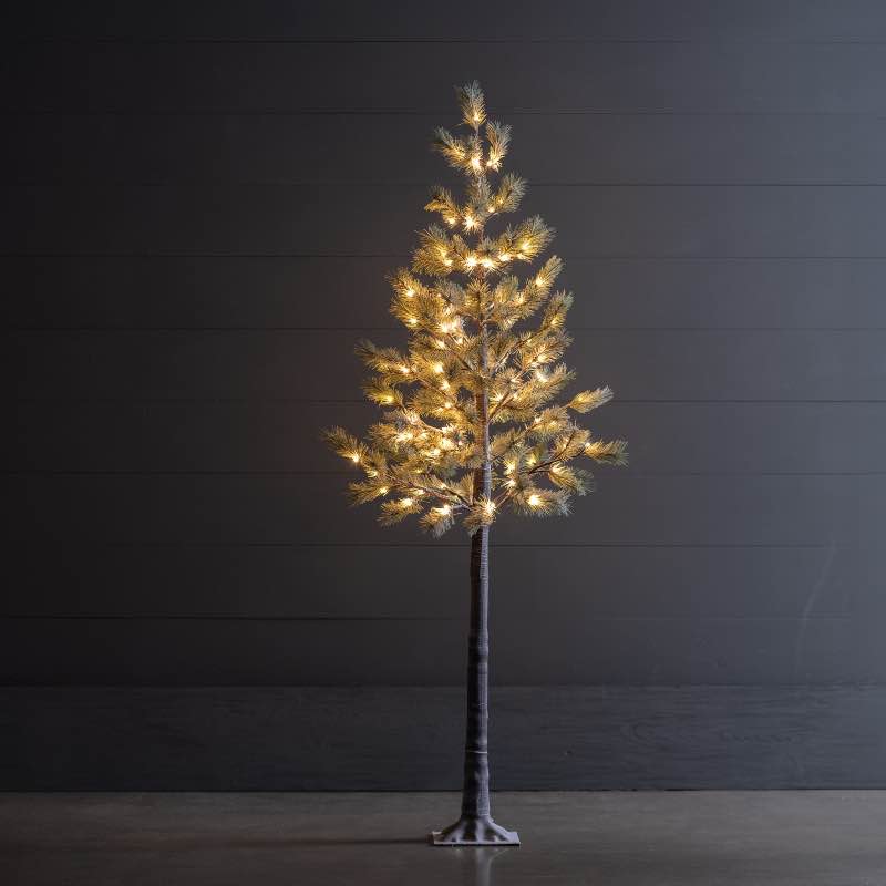Indoor/Outdoor LED Snowy Pine Tree, 70