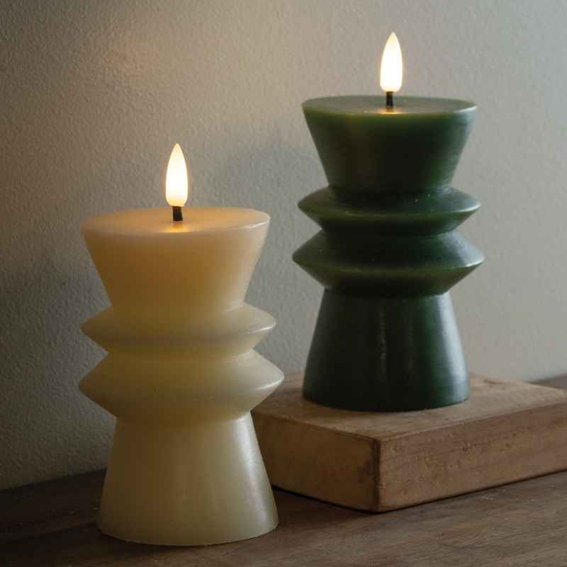 LED Wax Candle with Realistic Wick