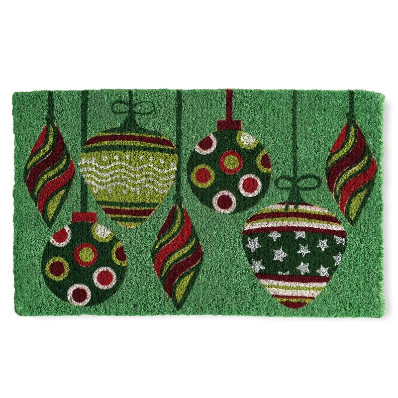 Holiday Ornaments Coir Mat, 30
