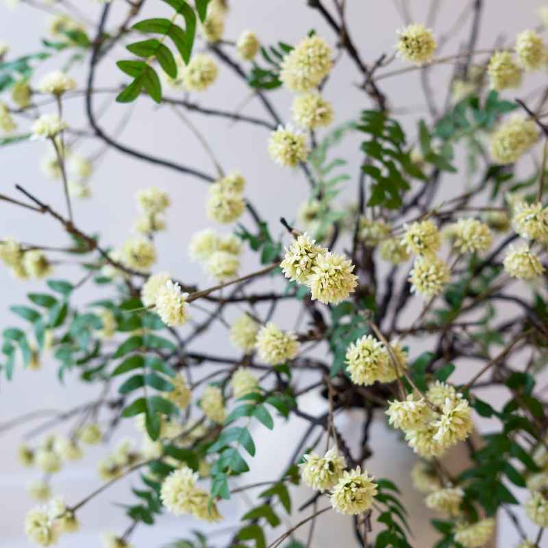 Set of 2 Artificial Yellow Wildflowers