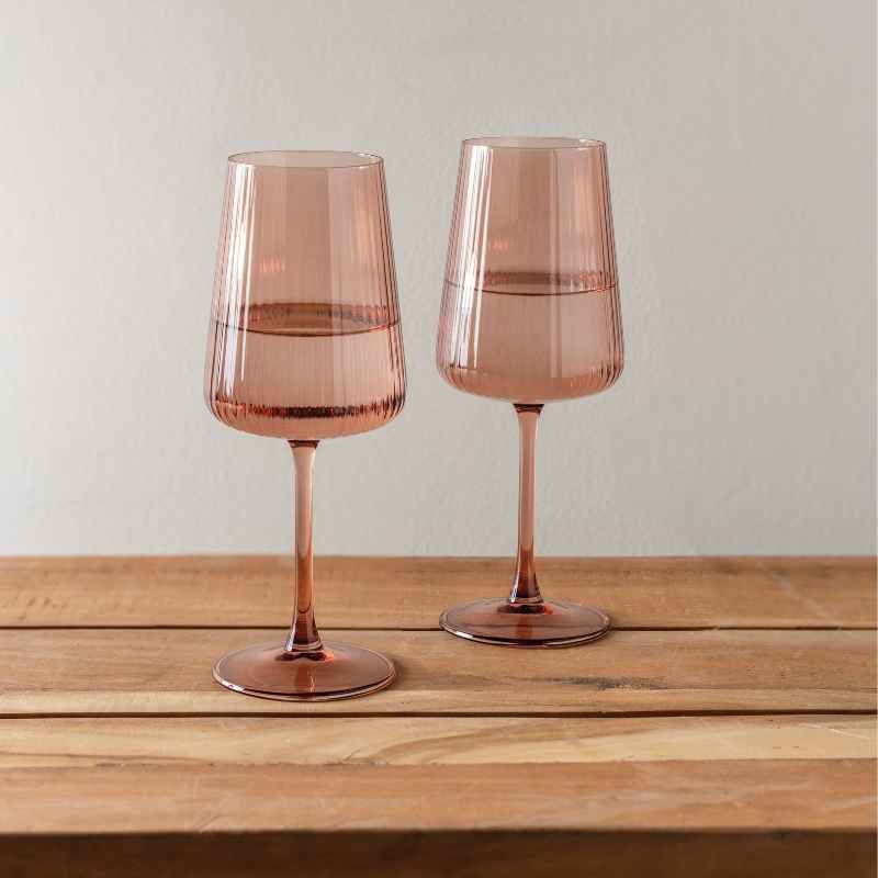 Set of 4 Vineyard Wine Glasses