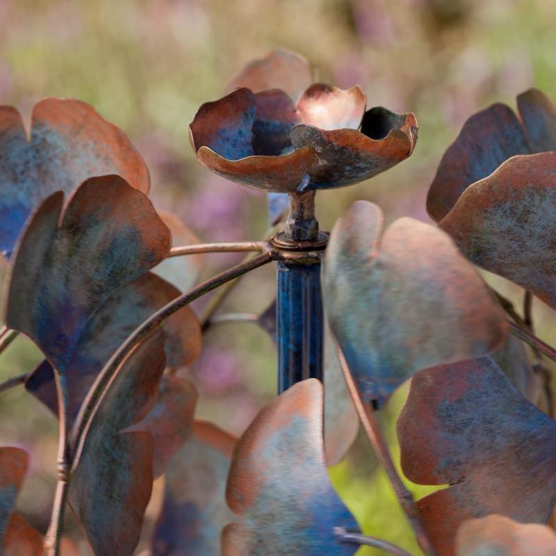 Colorful Gingko Leaves Wind Spinner