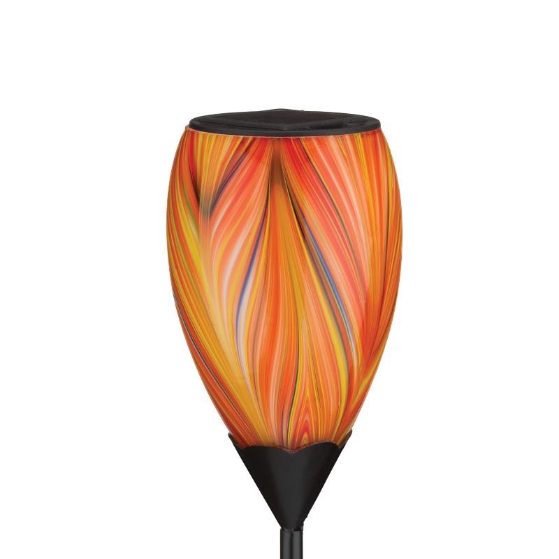 Murano Solar Stake - Orange
