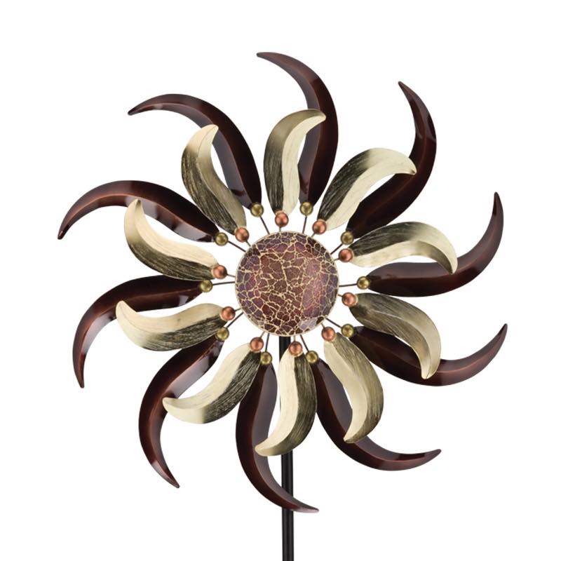 Burgundy Mosaic Wind Spinner