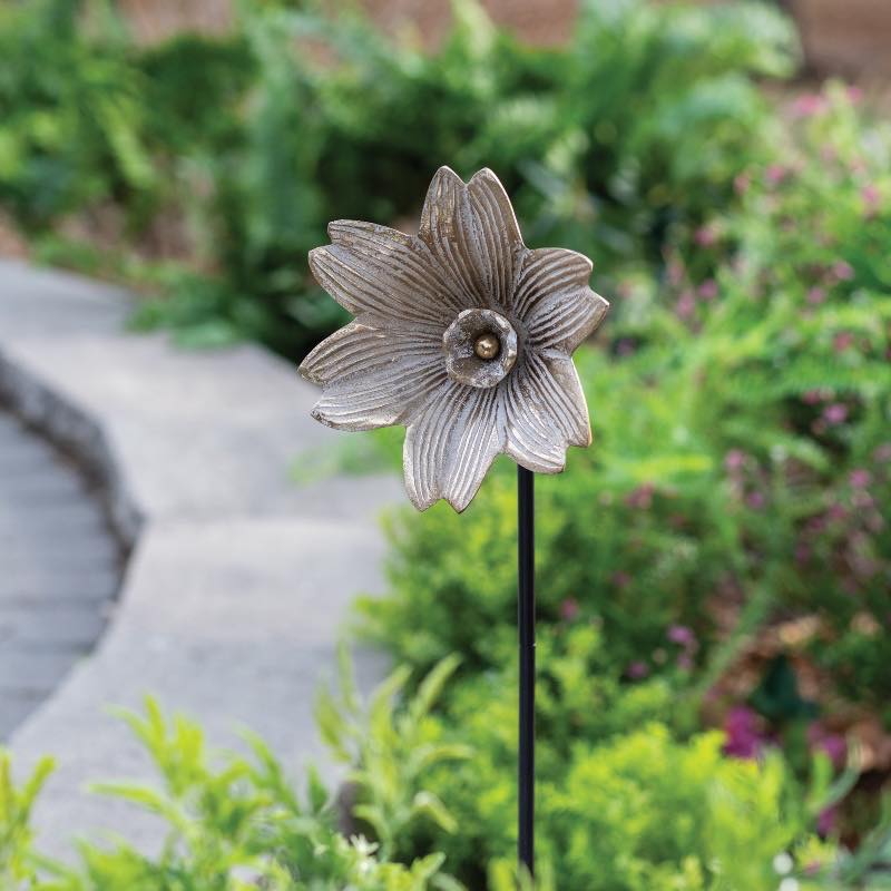 Cast Aluminum Daffodil Stake