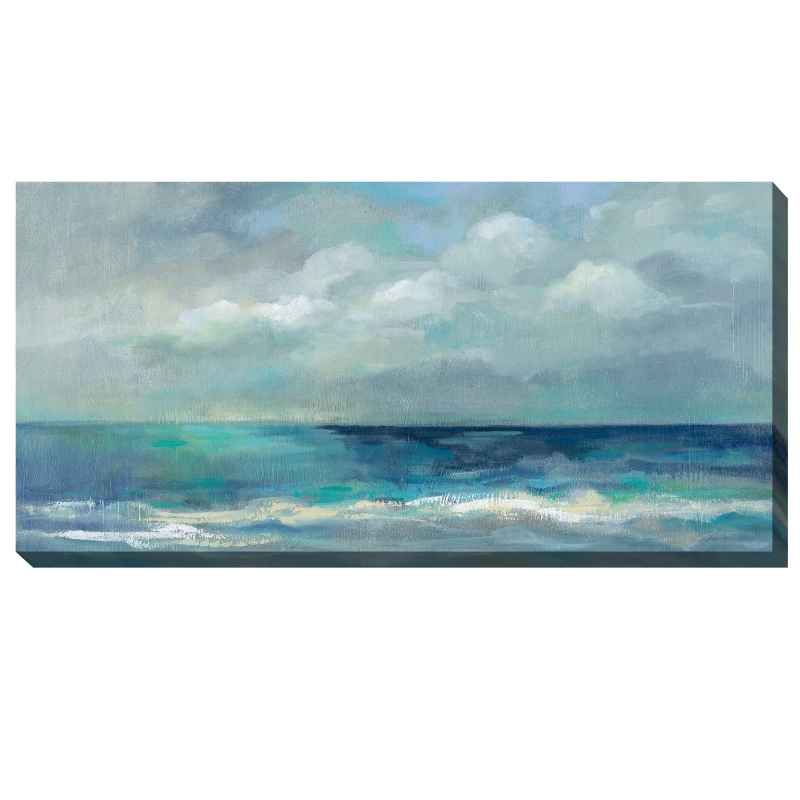 Blue on Blue Waterproof Canvas Art