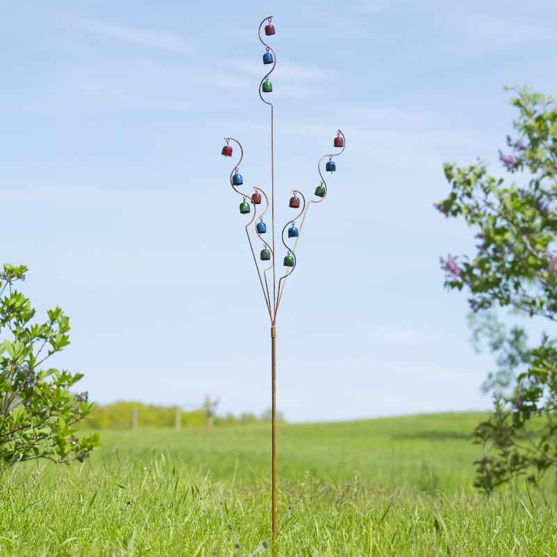 Multicolor Bells Garden Stake