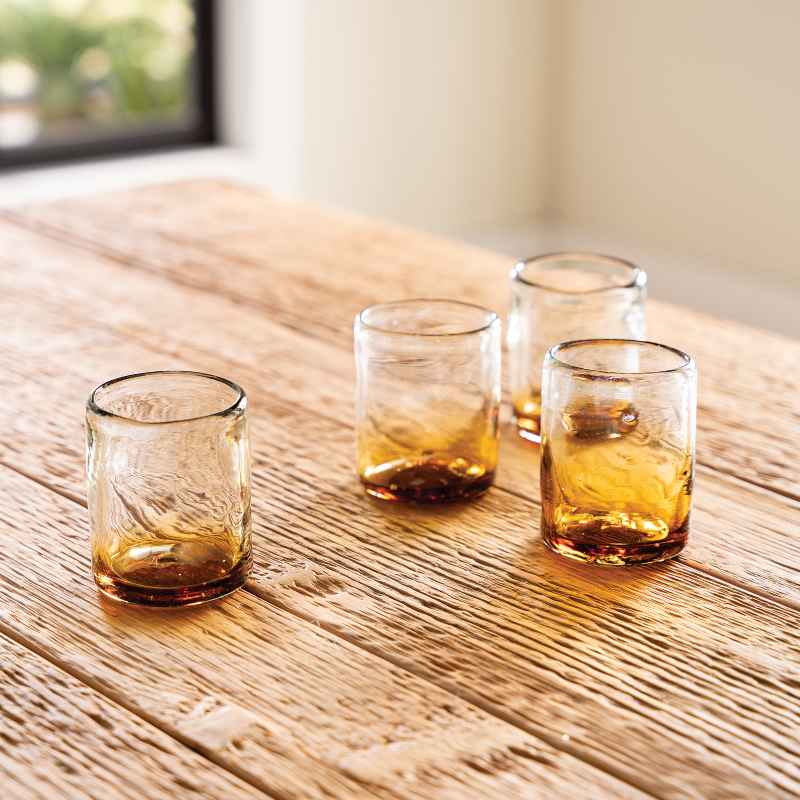 Casa del Sol Recycled Glass Highball, Set of 4