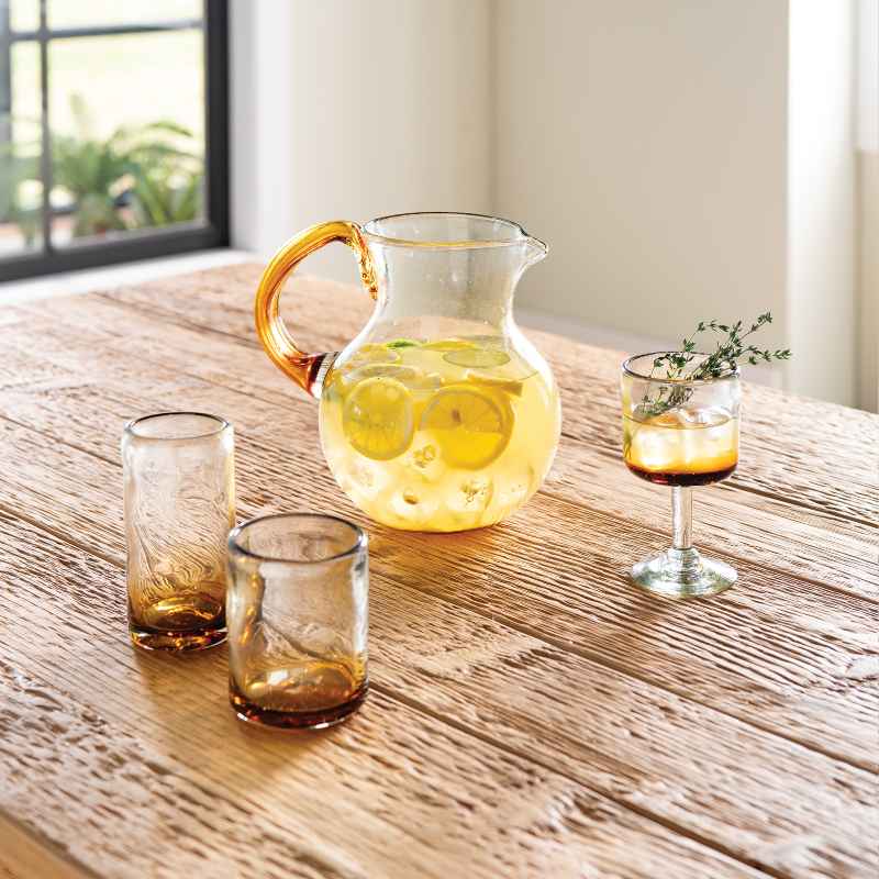 Casa del Sol Recycled Glass Pitcher