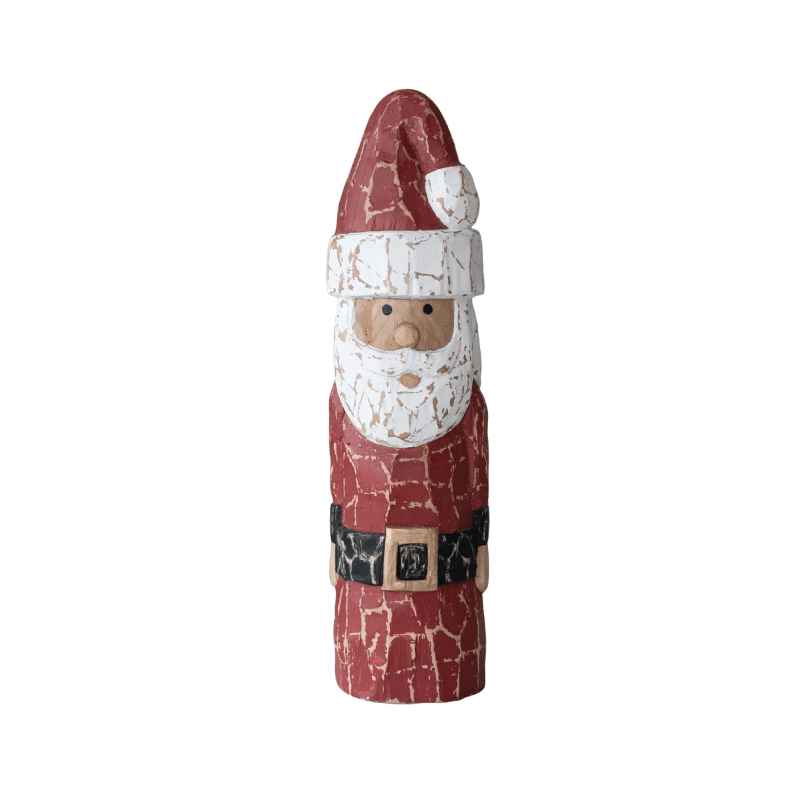 Handmade Mango Wood Santa