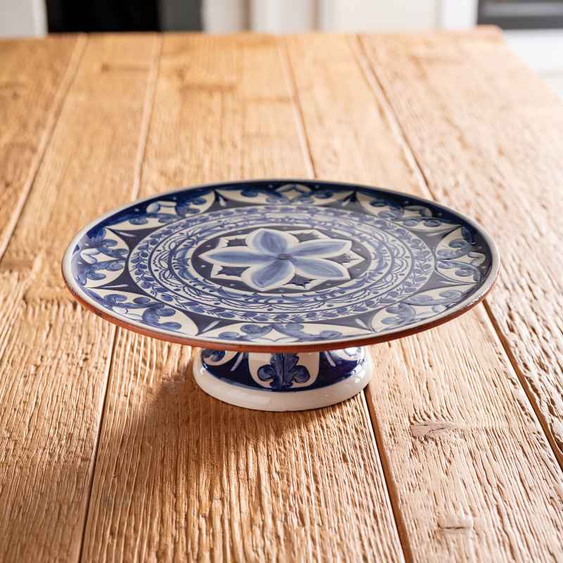 Alentejo Terracotta Footed Plate