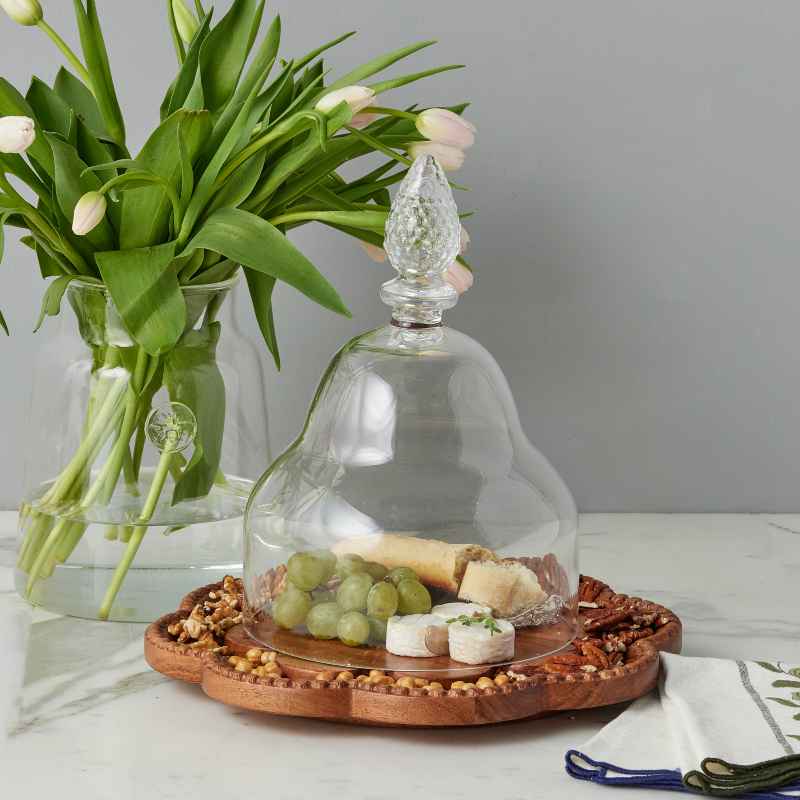 Vintage English Bread Board Medium Scallop
