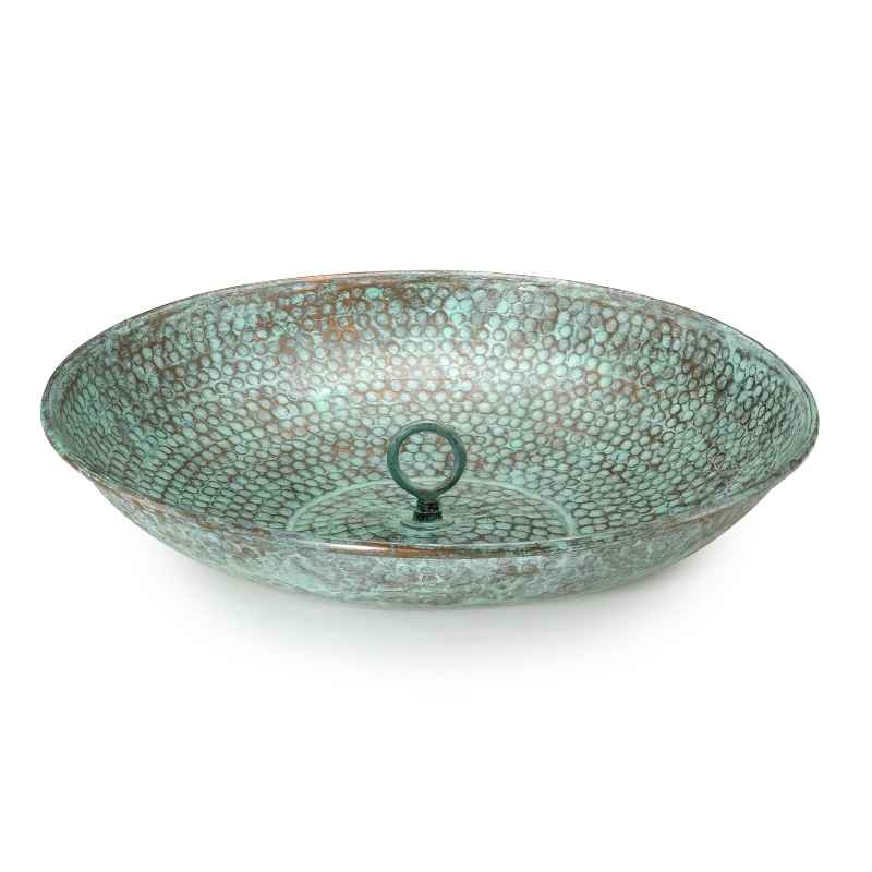 Blue Verde Rain Chain Basin