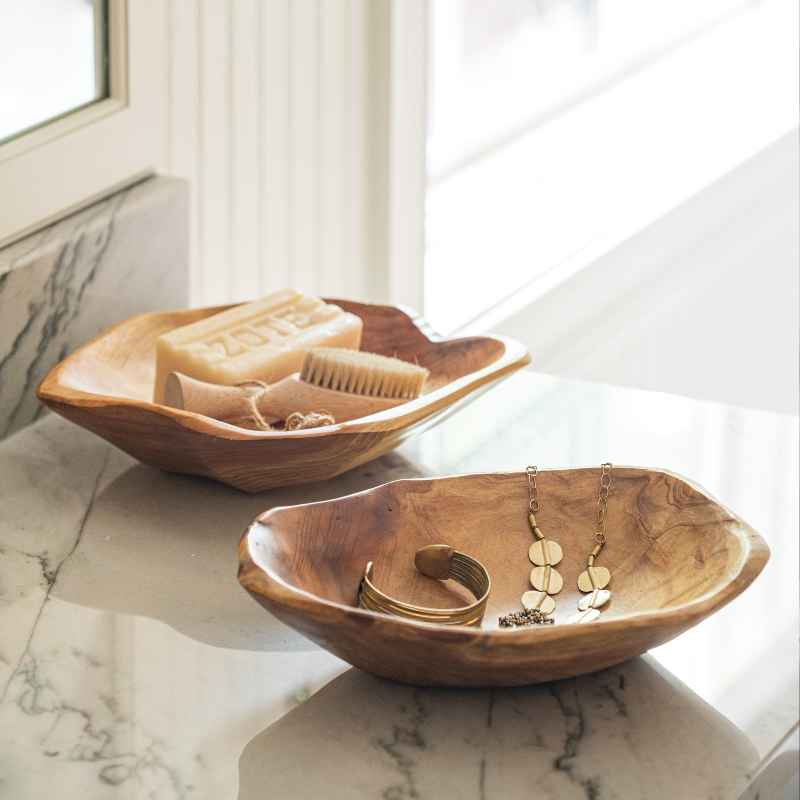 Chinese Fir Root Wood Trinket Bowl