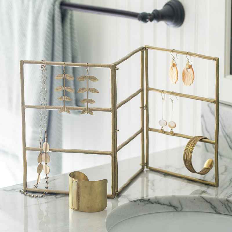 Maddox Forged Iron Jewelry Hinged Display