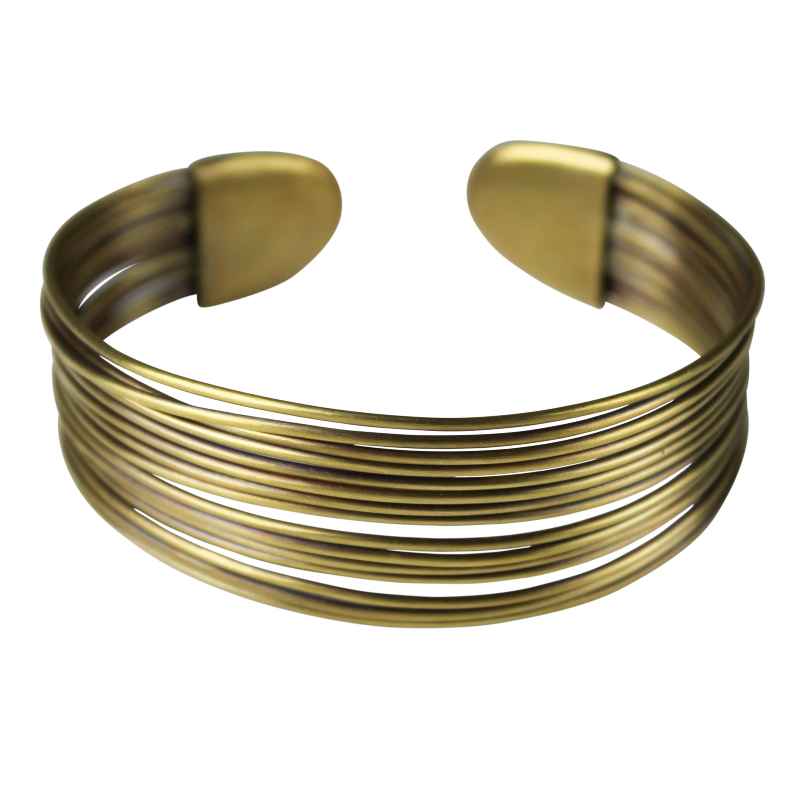 Brass Nara Wire Cuff
