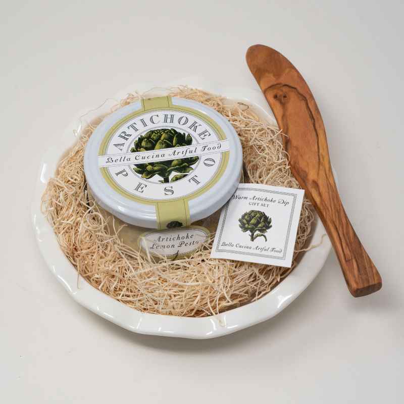 Artichoke Pesto Porcelain Baking Dish Gift Set