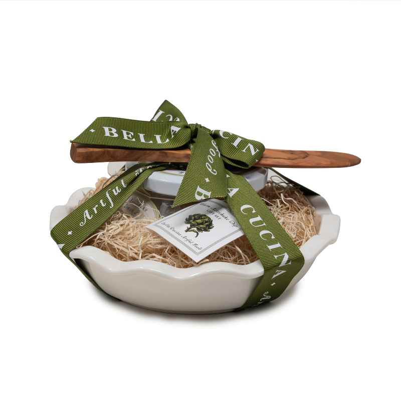 Artichoke Pesto Porcelain Baking Dish Gift Set