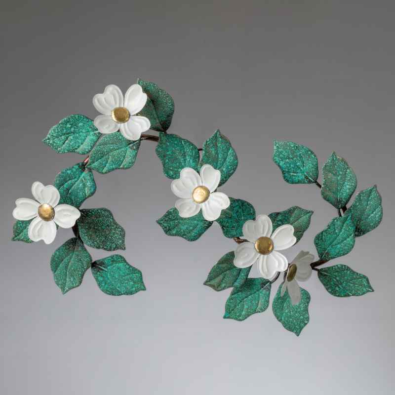 Dogwood Flower Cluster Wall Sculpture