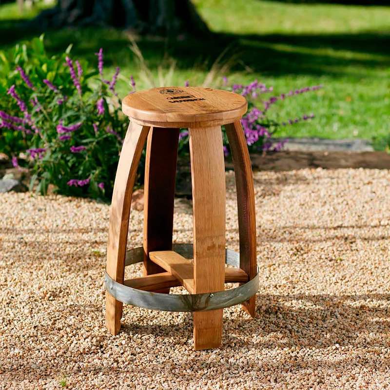 Barrel Stave Stool, Set of 2