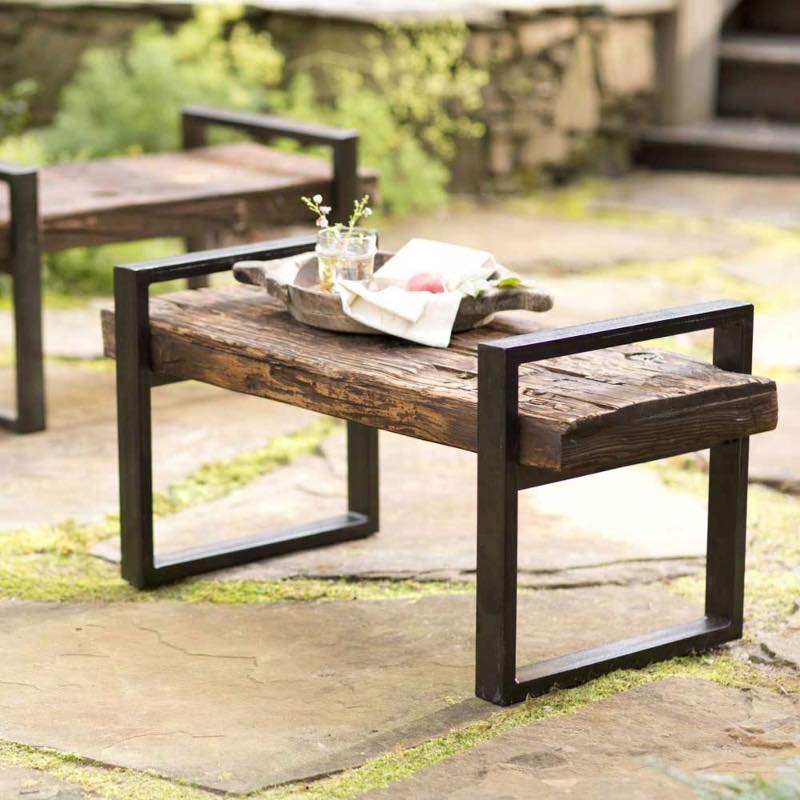 Reclaimed Outdoor Bench