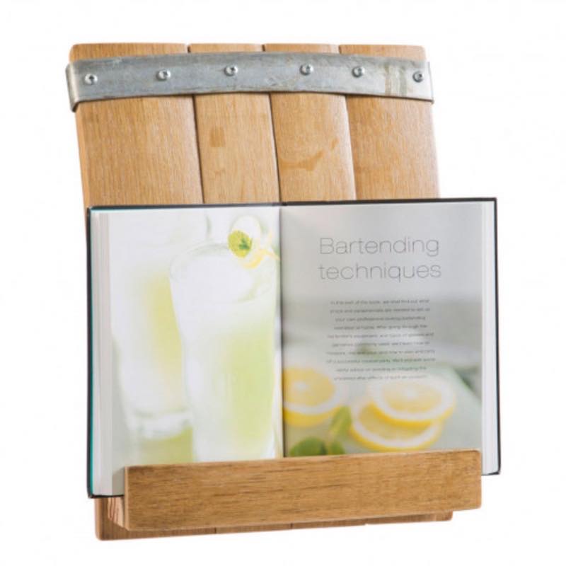 Barrel Stave Cookbook & iPad Stand