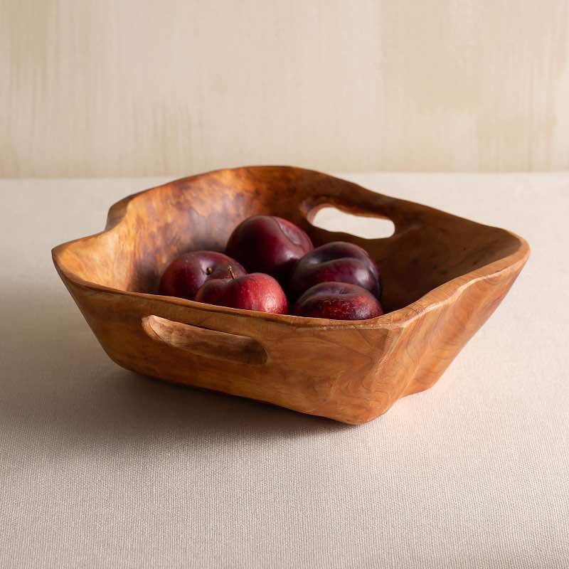 Root of The Earth Handled Serving Bowl