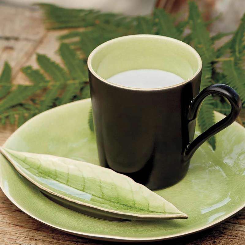 Riviera Leaf Appetizer Plates, Set of 6