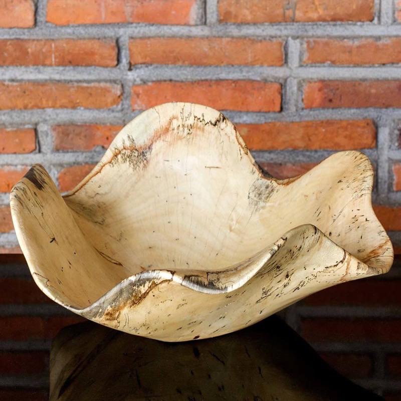 Natural Raw Wood Organic Bowl