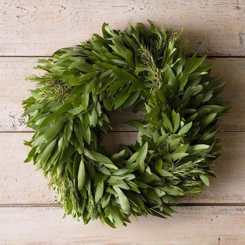 Bay Leaf with Rosemary Edible Wreath