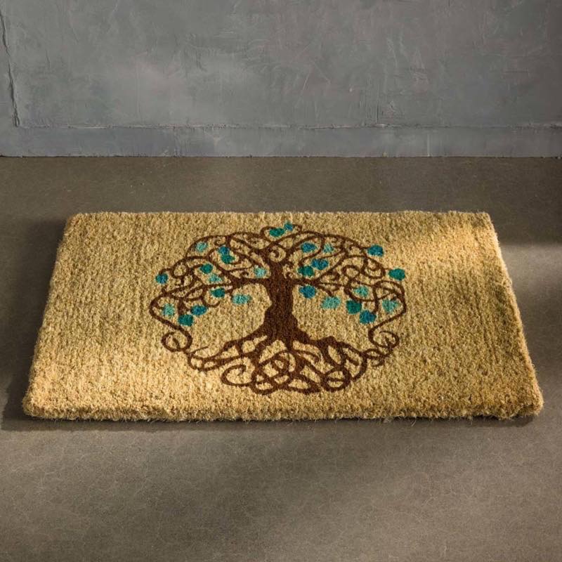 Tree of Life Natural Coir Mat