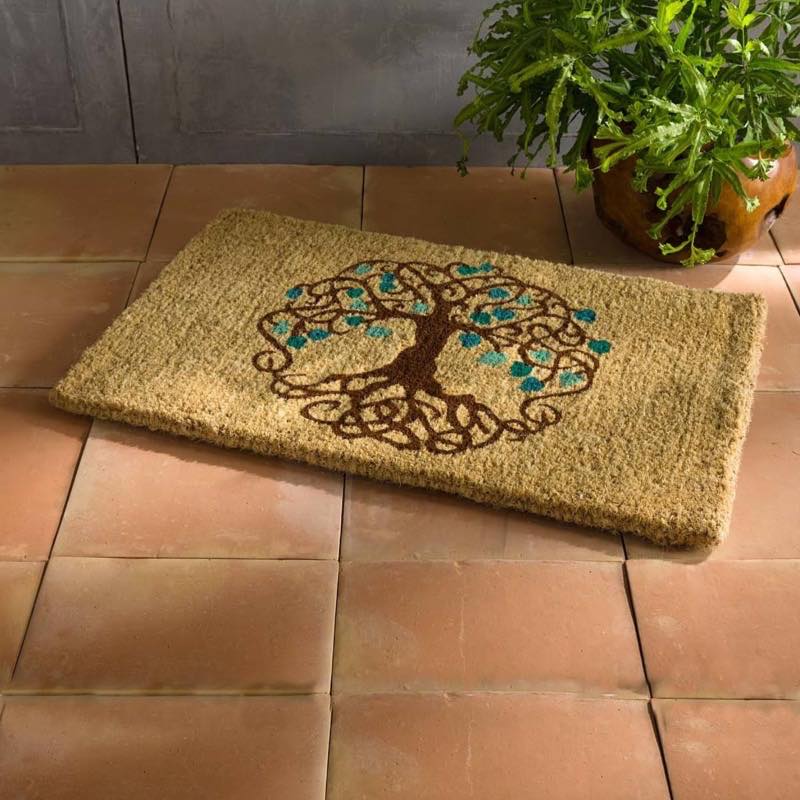 Tree of Life Natural Coir Mat