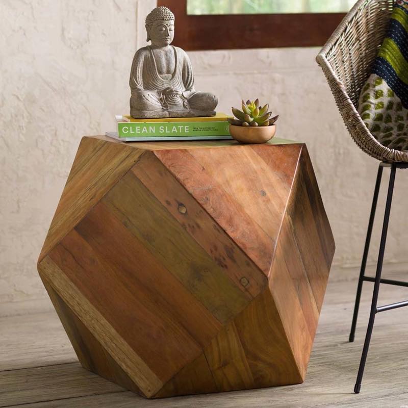 Geometric Side Table