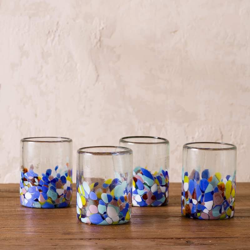 Riviera Recycled Glass Tumblers, Set of 4