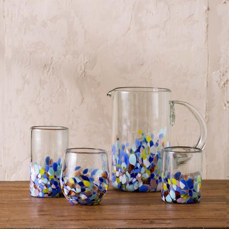 Riviera Recycled Glass Pitcher